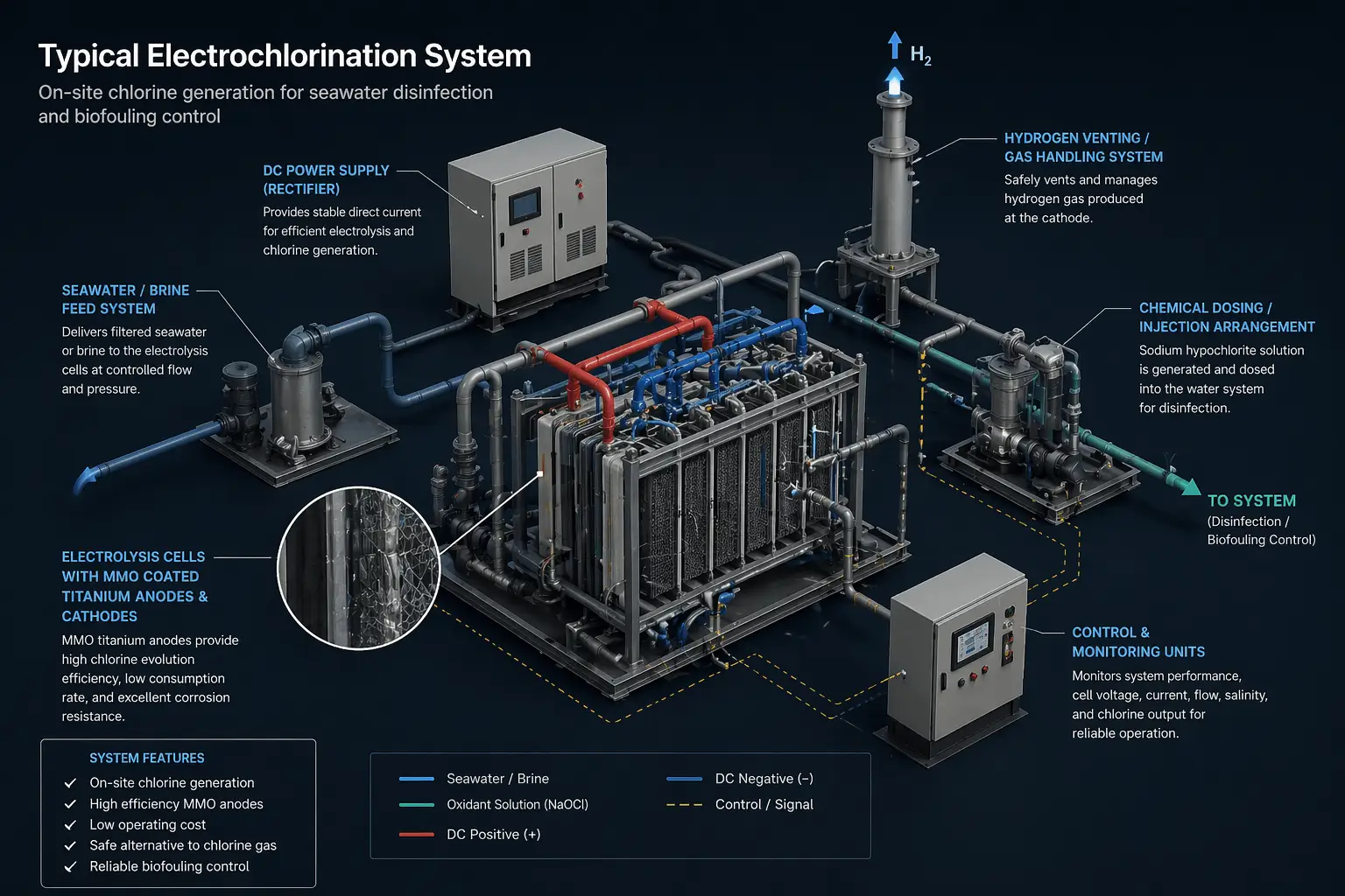 Electrochlorination System Schematic