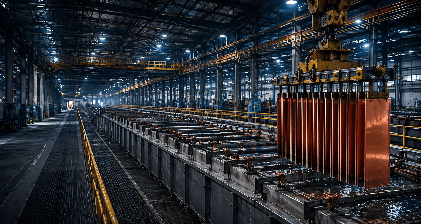 Hydrometallurgical tankhouse