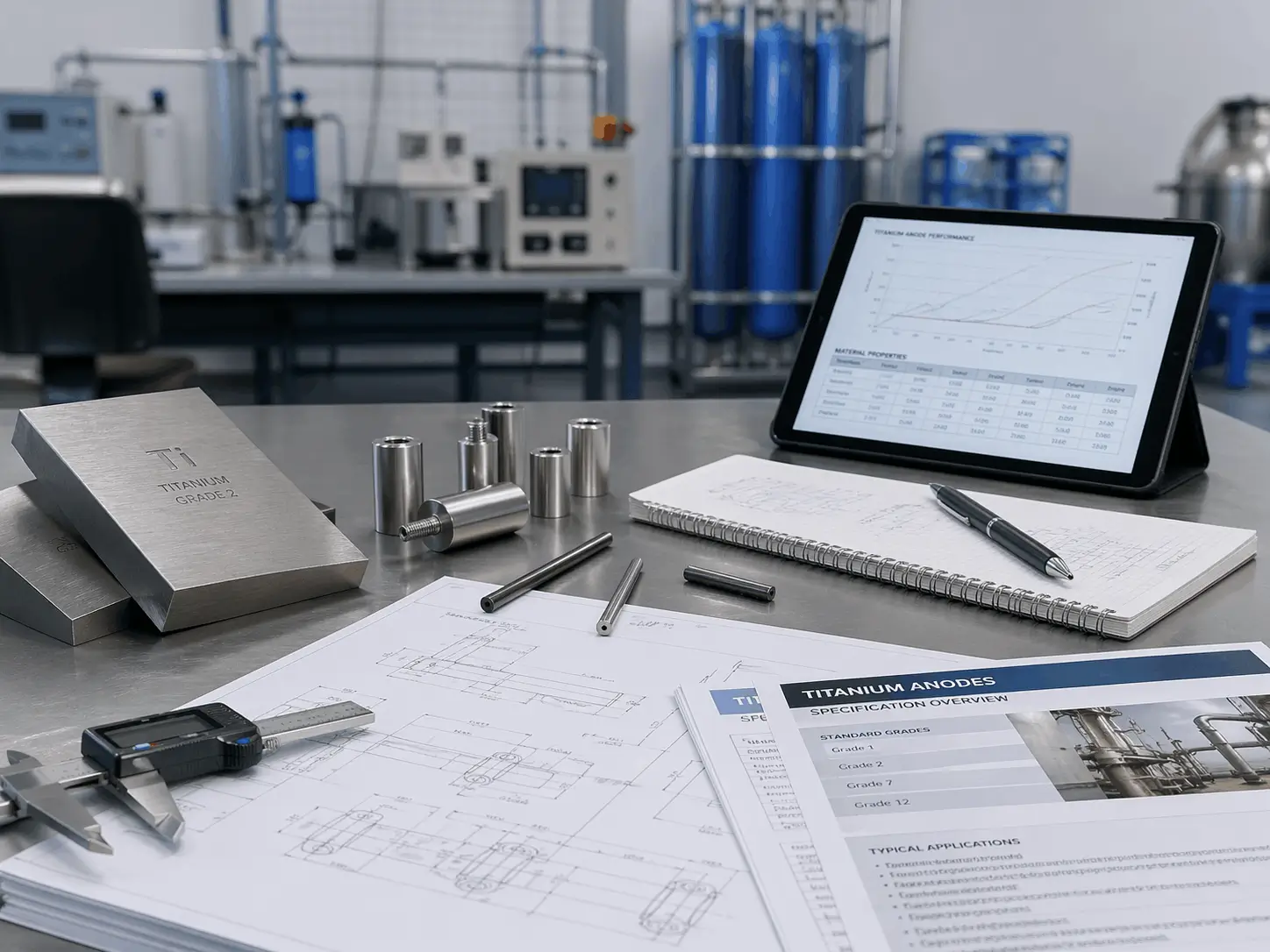 Technical review environment showing side-by-side industrial options